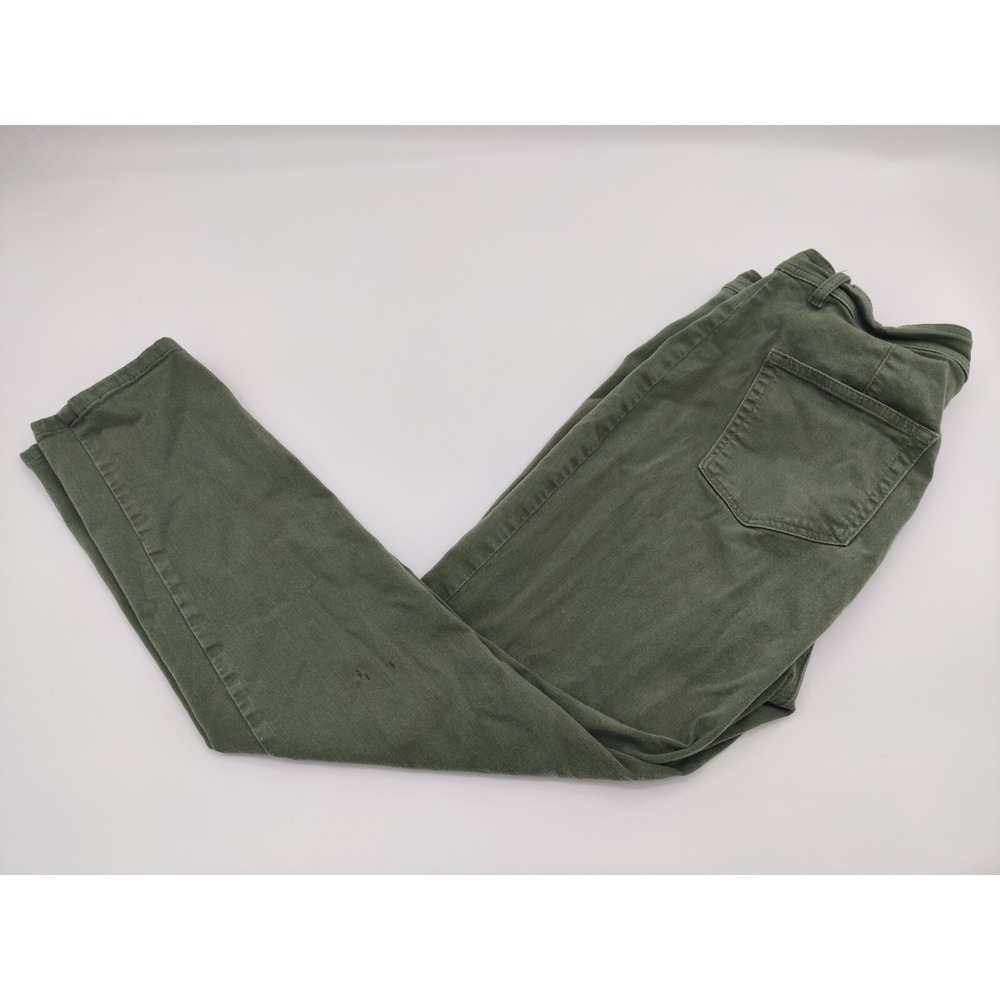LOFT Womens Size 10 Olive Green High Rise Tapered Leg Pants Casual Workwear